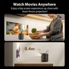 Kép 8/10 - [Google TV tanúsítvánnyal] ETOE Dolphin DLP projektor, 500 ANSI lumen, natív 1080P, 4K UHD, autofókusz, Netflix/YouTube/Prime Video