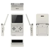 Kép 4/10 - Powkiddy V90S felnyitható kézi konzol, 3,5" IPS, beépített üreges hangszóró, 64GB kártya, hangszóró, 6 óra játék, 20+ emulátor – Szürke