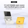 Kép 6/10 - Powkiddy V90S felnyitható kézi konzol, 3,5" IPS, beépített üreges hangszóró, 64GB kártya, hangszóró, 6 óra játék, 20+ emulátor – Szürke