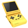 Kép 2/10 - Powkiddy V90S felnyitható kézi konzol, 3,5" IPS, beépített üreges hangszóró, 128GB kártya, hangszóró, 6 óra játék, 20+ emulátor – Sárga