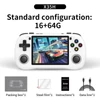 Kép 2/8 - Powkiddy X35H kézikonzol, 3,5" IPS kijelző, 16+64GB TF kártya, Linux, 6 óra játékidő, HDMI - Fehér