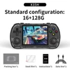 Kép 2/8 - Powkiddy X35H kézikonzol, 3,5" IPS kijelző, 16+128GB TF kártya, Linux, 6 óra játékidő, HDMI - Fekete