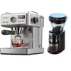 Kép 1/10 - HiBREW H10A félautomata eszpresszó kávégép + G3 kávédaráló szett