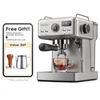 Kép 2/9 - HiBREW H10A kávégép, 20 bar nyomás, állítható hőfok és csészeméret, 58mm portafilter, 1,8L víztartály - Ezüst