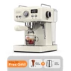 Kép 2/8 - HiBREW H10A kávégép, 20 bar nyomás, állítható hőfok és csészeméret, 58mm portafilter, 1,8L víztartály - Bézs