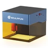 Kép 3/7 - SCULPFUN iCube Pro 5W lézergravírozó, 0,06mm pont, 10000mm/perc, 32-bites vezérlő, cserélhető lencse, füstszűrő, hőriasztó, app kapcsolat, 130x130mm