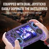 Kép 6/6 - RX6H kézi játékkonzol, 64GB TF kártya, 3,5" kijelző, 20+ emulátor, 4 óra játékidő – Lila