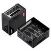 Kép 3/12 - AOOSTAR GEM10 Mini PC, AMD Ryzen 7 6800H, 8 mag, 4.7GHz, 32GB LPDDR5, 1TB PCIe 4.0 SSD, 2×HDMI 2.1, USB4, WiFi 6, BT 5.2, 2×2.5G LAN, Oculink