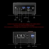 Kép 12/12 - AOOSTAR GEM10 Mini PC, AMD Ryzen 7 6800H, 8 mag, 4.7GHz, 32GB LPDDR5, 1TB PCIe 4.0 SSD, 2×HDMI 2.1, USB4, WiFi 6, BT 5.2, 2×2.5G LAN, Oculink