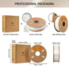 Kép 6/9 - 5kg ERYONE nagy sebességű PLA+ filament – 2kg elefántcsontfehér/fekete és 1kg szürke