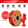 Kép 6/7 - 6kg ERYONE nagy sebességű PLA+ filament (1kg zöld + 1kg fekete + 1kg piros + 1kg narancs + 1kg kék + 1kg elefántcsontfehér)