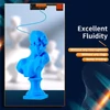 Kép 4/6 - ERYONE nagy sebességű PLA+ filament 1kg – Azúr kék