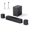 Kép 2/13 - Ultimea Aura A30 5.1 soundbar + 1 pár Steady 310 hangfalállvány, app vezérlés, 10 sávos EQ, 121 előre beállított EQ