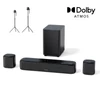 Kép 2/7 - Ultimea Aura A50 Pro 5.1 hangprojektor + 1 pár Steady 310 állvány, Dolby Atmos, TV-hez, app vezérlés, HDMI eARC/OPT/AUX/Bluetooth
