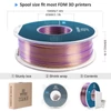 Kép 4/5 - Geeetech két színű selyem PLA filament 1kg – Arany és lila