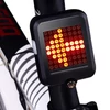 Kép 5/6 - TX129 64 LED-es intelligens kerékpár hátsó lámpa, 80 lumen, 1200mAh, automata irányjelző, lézeres biztonsági fény