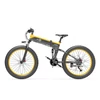 Kép 3/4 - Bezior X1500 összecsukható elektromos fatbike, 1500W, 12,8Ah, 26x4", Shimano 27 seb., 100 km hatótáv - fekete-sárga