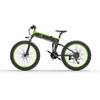 Kép 4/6 - Bezior X1500 összecsukható elektromos fat bike, 1500W motor, 100 km hatótáv, 26x4" kerék, Shimano - fekete-zöld