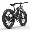 Kép 2/10 - GOGOBEST GF600 Elektromos Kerékpár 1000W Motor 48V 13Ah Akkumulátor 26x4 Vastag Gumi Shimano 7 Sebesség Max 40km/h 110KM Hatótáv - Fekete Szürke