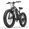 Kép 3/10 - GOGOBEST GF600 Elektromos Kerékpár 1000W Motor 48V 13Ah Akkumulátor 26x4 Vastag Gumi Shimano 7 Sebesség Max 40km/h 110KM Hatótáv - Fekete Szürke