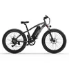 Kép 1/10 - GOGOBEST GF600 Elektromos Kerékpár 1000W Motor 48V 13Ah Akkumulátor 26x4 Vastag Gumi Shimano 7 Sebesség Max 40km/h 110KM Hatótáv - Fekete Szürke