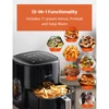 Kép 9/14 - Proscenic T22 okos forrólevegős sütő 5L, olaj nélküli, tapadásmentes, 1500W, fekete – egészséges sütés gyorsan