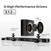 Kép 11/19 - Ultimea Skywave F30 3.1.2 Soundbar, Dolby Atmos, Alkalmazásvezérlés, 300W csúcsteljesítmény, CEC, Bluetooth 5.4, 10 sávos EQ, 121 EQ beállítás