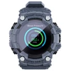 Kép 2/5 - LOKMAT ATTACK Bluetooth okosóra 1.28" TFT érintőkijelző, pulzus- és vérnyomásmérő, IP68 vízálló, 25 nap készenlét - kék