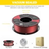 Kép 4/6 - ERYONE PETG nyomtatószál 1kg 3D nyomtatóhoz - Átlátszó piros