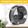 Kép 2/5 - ERYONE PLA filament 3D nyomtatóhoz, 1.75mm, 1kg, ±0.03mm pontosság - achátszürke