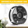Kép 2/5 - ERYONE PLA filament 3D nyomtatóhoz, 1.75mm, 1kg, ±0.03mm pontosság, kiváló minőség - szignálszürke