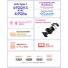 Kép 9/11 - AOOSTAR GEM12 Max Mini PC, AMD Ryzen 9 6900HX, 8 mag, 4.9GHz, 32GB DDR5, 1TB PCIe 4.0 SSD, 4K 120Hz, WiFi 6, BT 5.2, 2x2.5G LAN - Ezüst