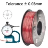 Kép 4/5 - ERYONE Galaxy csillámos PLA 3D nyomtató filament 1,75mm, 1kg, ±0,03mm pontosság - piros