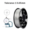 Kép 5/5 - ERYONE Galaxy csillámos PLA 3D nyomtató filament 1kg - ezüst
