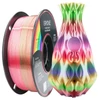 Kép 1/5 - ERYONE Rainbow PLA filament 3D nyomtatóhoz 1,75mm, 0,03mm tűrés, 1kg - Metal Silk Szivárvány