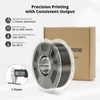 Kép 3/5 - 7kg Mecpow nagysebességű PETG átlátszó filament - 1kg füstszürke/kék/világoskék/cian/átlátszó/lilás/pink