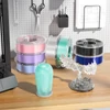 Kép 5/5 - 7kg Mecpow nagysebességű PETG átlátszó filament - 1kg füstszürke/kék/világoskék/cian/átlátszó/lilás/pink