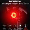 Kép 4/4 - MEROCA WR15 okos kerékpár hátsó lámpa, fékérzékelős, 500mAh akkuval, 7 fény mód, nyeregcsőre