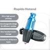 Kép 2/6 - Phaetus Rapido UHF Hotend, 75mm³/s nyomtatási áramlás, Ultra High Flow, Prusa, V6/Volcano, 1.2mm - Kék