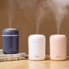 Kép 3/5 - 300 ml kreatív párásító színes LED-del, USB, asztali, autós, otthoni használatra - szürke