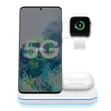 Kép 3/5 - Multifunkciós 15W 3 az 1-ben mágneses vezeték nélküli töltő iPhone/Apple Watch/fülhallgatóhoz, gyors töltőállvány - fehér