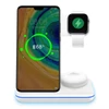 Kép 4/5 - Multifunkciós 15W 3 az 1-ben mágneses vezeték nélküli töltő iPhone/Apple Watch/fülhallgatóhoz, gyors töltőállvány - fehér