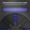 Kép 2/7 - ERYONE Dupla Színű Matt PLA 3D Nyomtató Filament, 1.75mm, 1kg - kék-lila