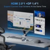 Kép 8/10 - FIREBAT T2 Mini PC, Intel N150 4 magos 3.6GHz, 16GB RAM, 512GB SSD, DP+HDMI 4K kétképernyős, WiFi 5, BT 4.2, 2×USB3.2, 2×USB2.0, LAN, audio