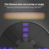 Kép 2/7 - ERYONE Dual Color Matt PLA Filament 3D Nyomtatókhoz, 1.75mm +/- 0.03mm Pontosság, 1kg - Sárga és Lila