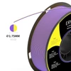 Kép 3/7 - ERYONE Dual Color Matt PLA Filament 3D Nyomtatókhoz, 1.75mm +/- 0.03mm Pontosság, 1kg - Sárga és Lila
