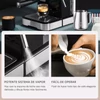 Kép 5/6 - HiBREW H5 1050W kávéfőző, 20 bar félautomata cappuccino és eszpresszó gép, 1,5L tartály, hőmérséklet kijelző