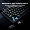 Kép 8/10 - Redragon K598P-KBS TKL RGB Vezeték nélküli Mechanikus Billentyűzet (Bluetooth/2.4GHz/Kábel), Kék switch, Win/Mac