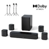 Kép 2/10 - Ultimea Aura A60 7.1 hangprojektor + 2 pár Steady 310 állvány, okosalkalmazás, hangvezérlés, BassMX, 350W, HDMI eARC, 4 surround hangszóró, okostévéhez