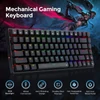 Kép 3/10 - Redragon K629-RGB Phantom mechanikus gamer billentyűzet, 84 gomb, RGB háttérvilágítás, piros switch - fekete